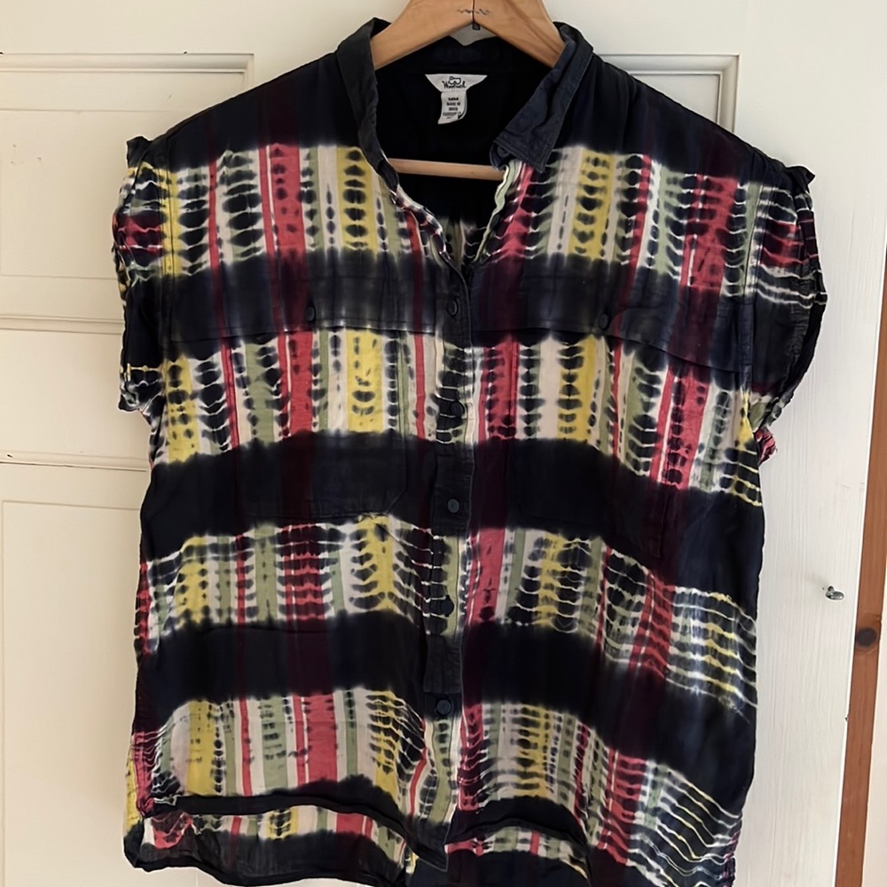 Woolrich tie dye tank 100% cotton Women’s medium